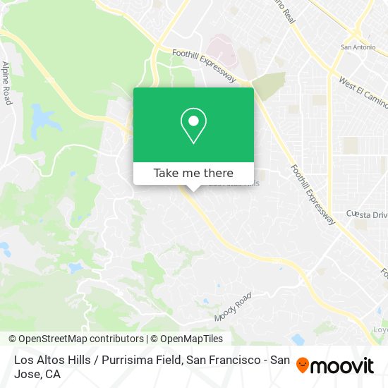 Mapa de Los Altos Hills / Purrisima Field