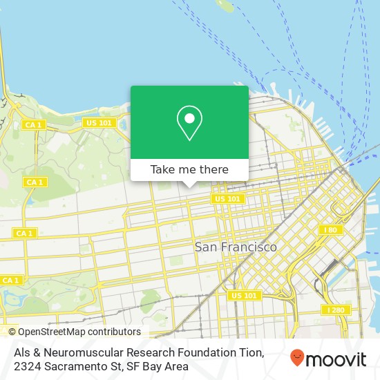 Als & Neuromuscular Research Foundation Tion, 2324 Sacramento St map