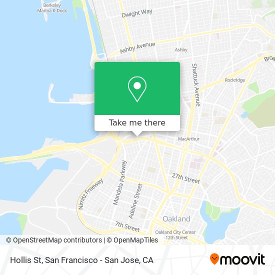 Mapa de Hollis St