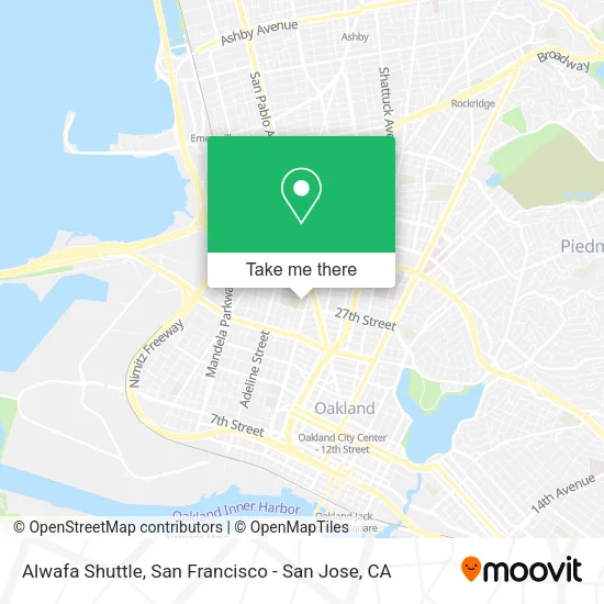 Mapa de Alwafa Shuttle