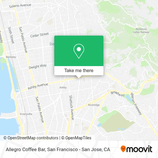 Mapa de Allegro Coffee Bar