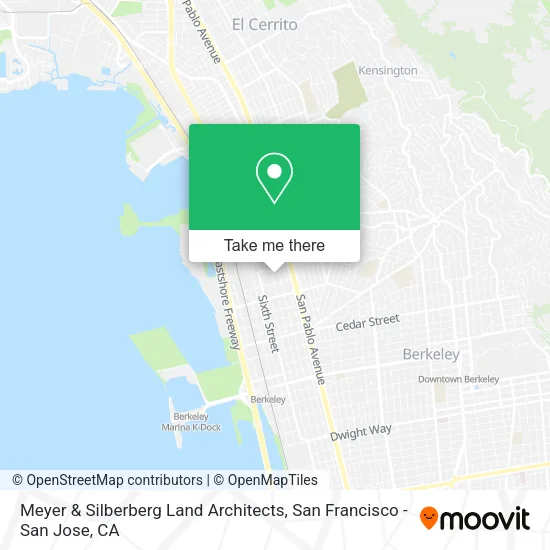Mapa de Meyer & Silberberg Land Architects