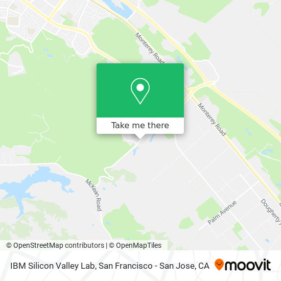 IBM Silicon Valley Lab map