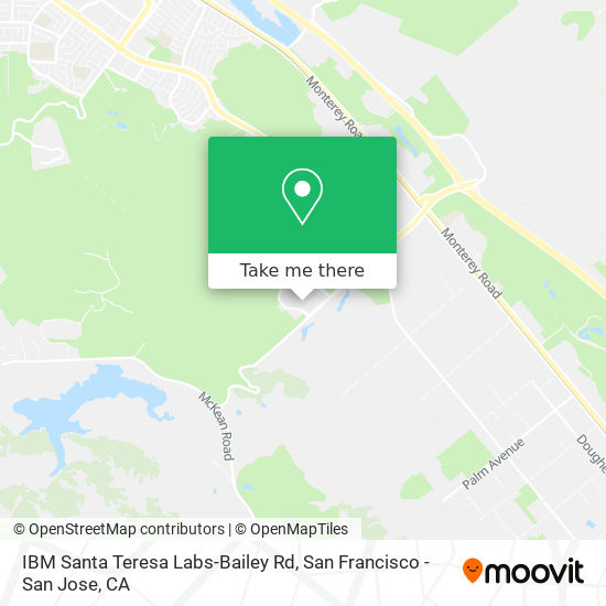 IBM Santa Teresa Labs-Bailey Rd map