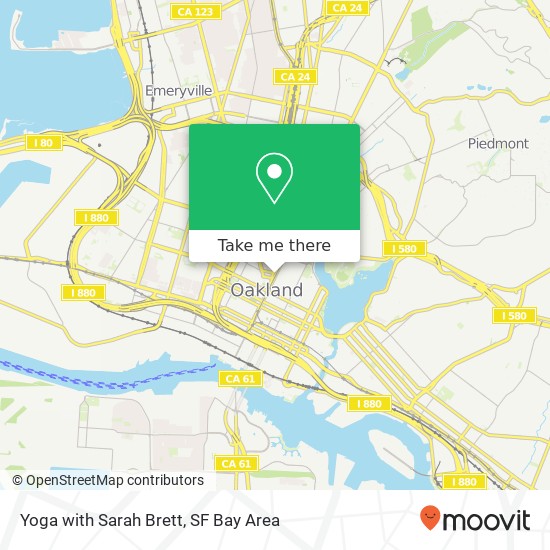 Yoga with Sarah Brett, 455 17th St map