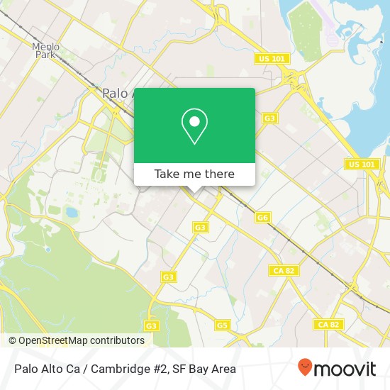 Palo Alto Ca / Cambridge #2 map
