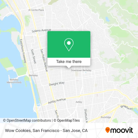 Wow Cookies map