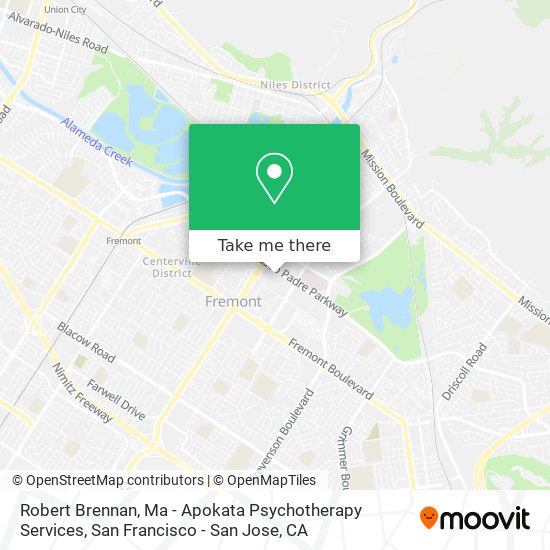 Mapa de Robert Brennan, Ma - Apokata Psychotherapy Services