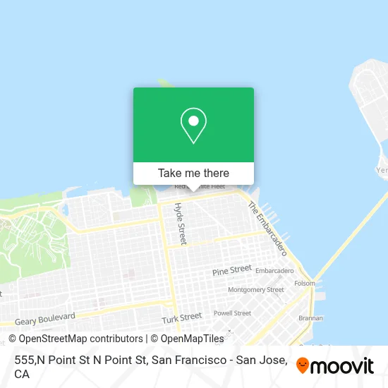 555,N Point St N Point St map