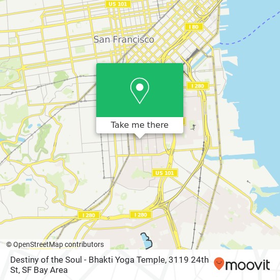 Destiny of the Soul - Bhakti Yoga Temple, 3119 24th St map