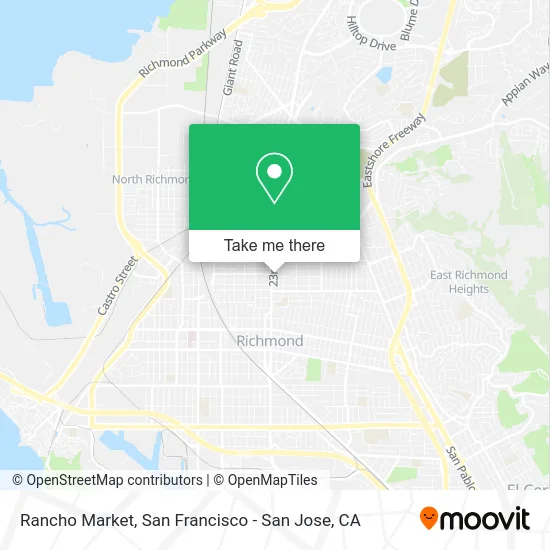 Rancho Market map