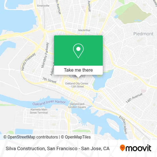Silva Construction map