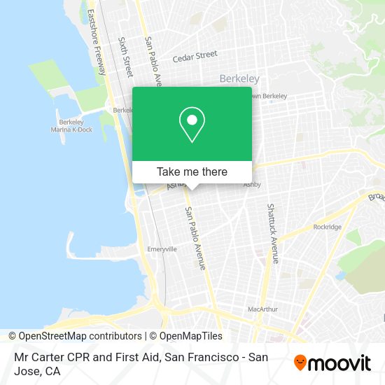 Mr Carter CPR and First Aid map