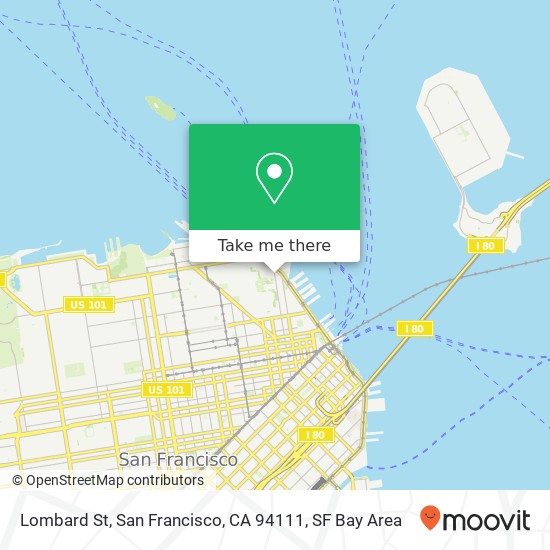 Lombard St, San Francisco, CA 94111 map