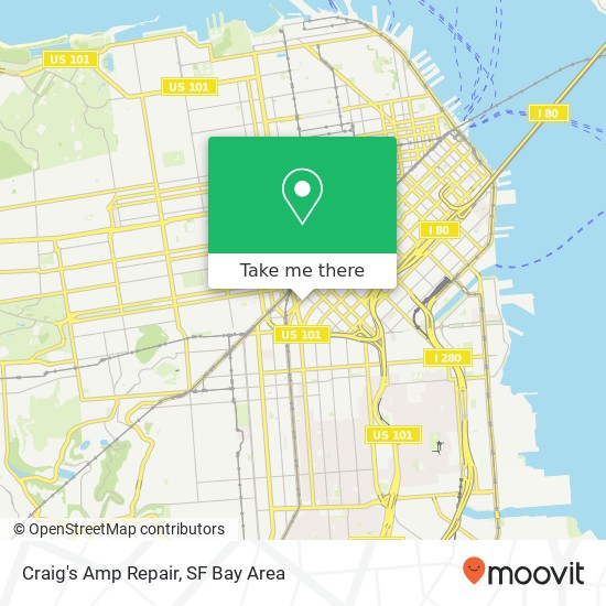 Mapa de Craig's Amp Repair, 15 Lafayette St