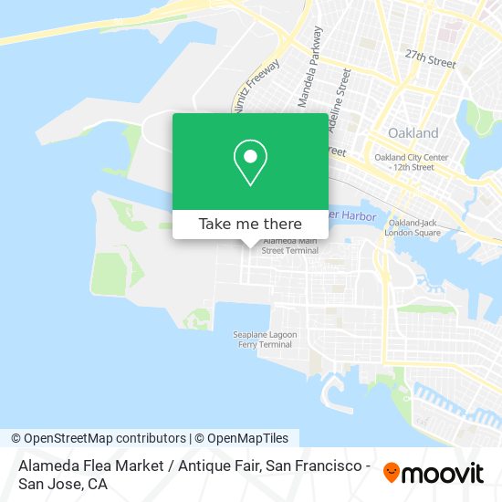 Alameda Flea Market / Antique Fair map
