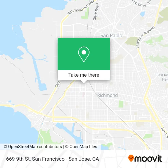 Mapa de 669 9th St