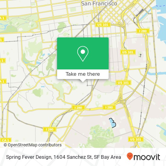 Spring Fever Design, 1604 Sanchez St map