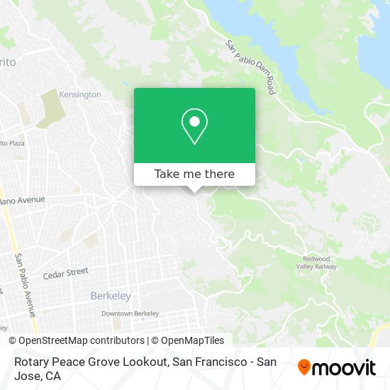 Mapa de Rotary Peace Grove Lookout