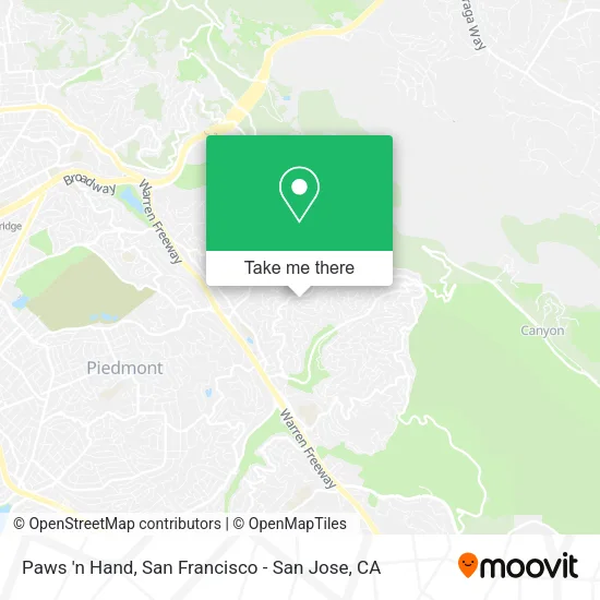 Mapa de Paws 'n Hand