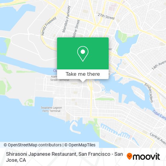 Mapa de Shirasoni Japanese Restaurant