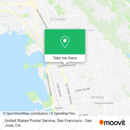 Mapa de United States Postal Service