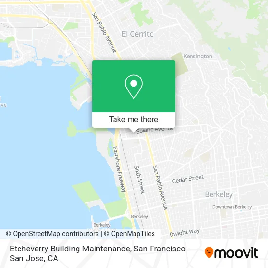 Mapa de Etcheverry Building Maintenance