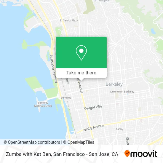 Zumba with Kat Ben map