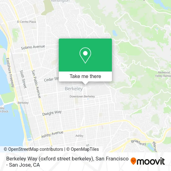 Berkeley Way (oxford street berkeley) map