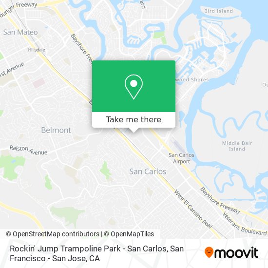 Supervisar Recepción Sin sentido Cómo llegar a Rockin' Jump Trampoline Park - San Carlos en Autobús o Tren?