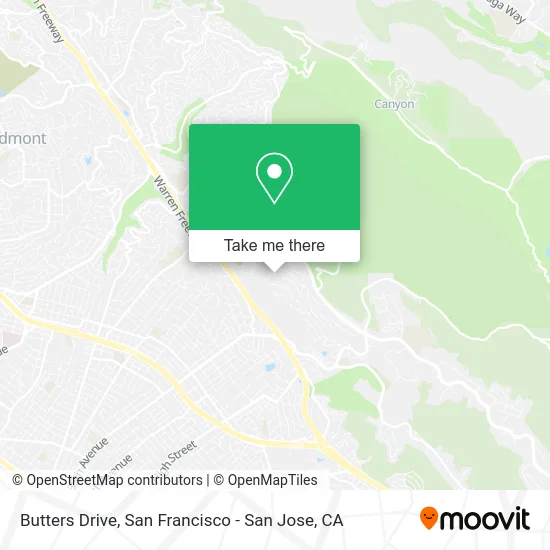 Butters Drive map
