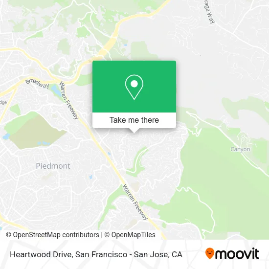 Heartwood Drive map