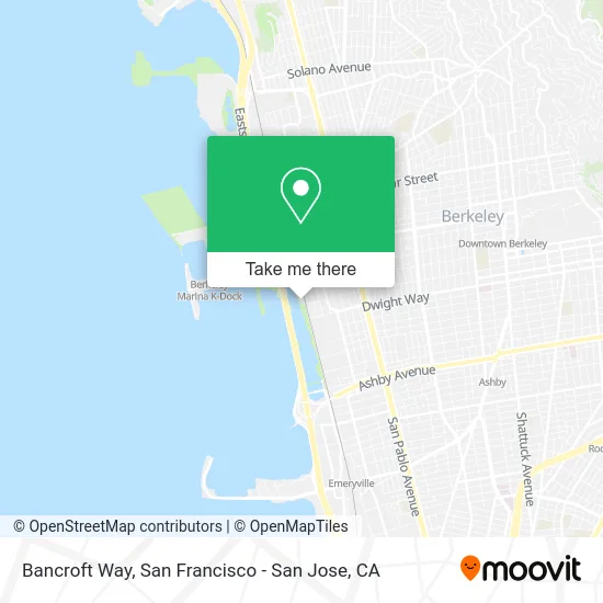 Bancroft Way map