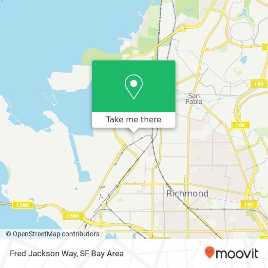 Mapa de Fred Jackson Way