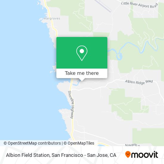 Albion Field Station map