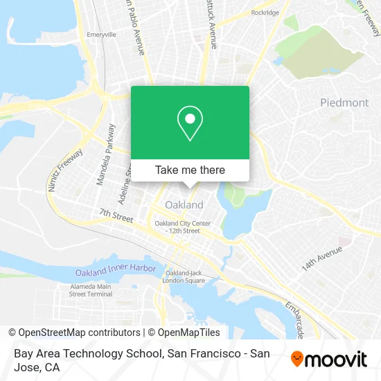 Bay Area Technology School map