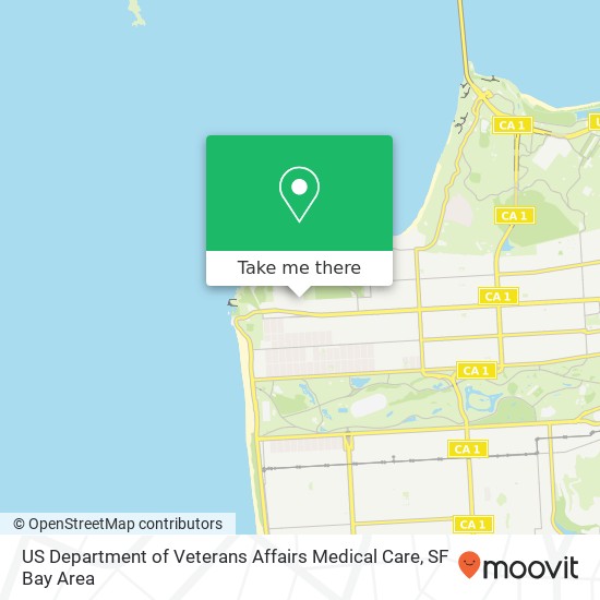 US Department of Veterans Affairs Medical Care map