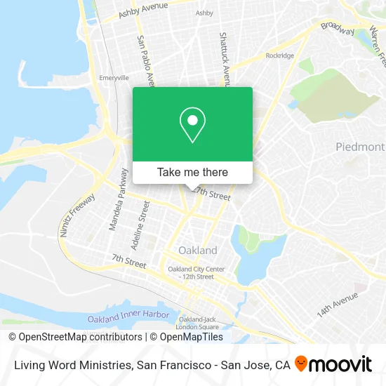 Living Word Ministries map