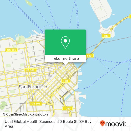 Ucsf Global Health Sciences, 50 Beale St map