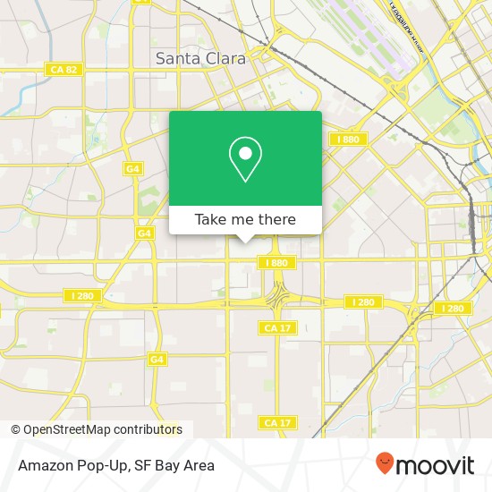 Amazon Pop-Up, Santa Clara, CA 95050 map