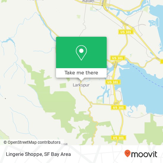 Mapa de Lingerie Shoppe, 484 Magnolia Ave