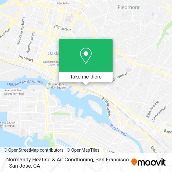 Normandy Heating & Air Condtioning map