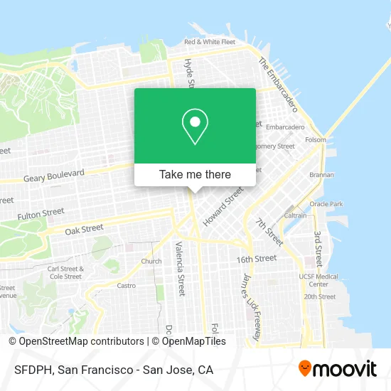 Mapa de SFDPH