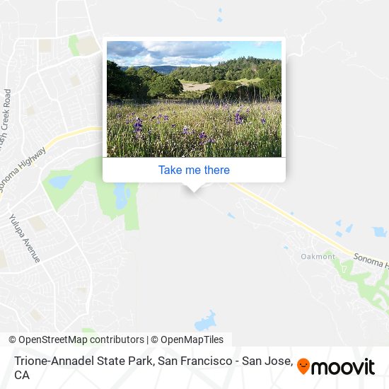 Mapa de Trione-Annadel State Park