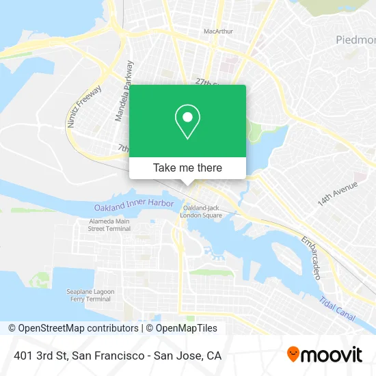 401 3rd St map