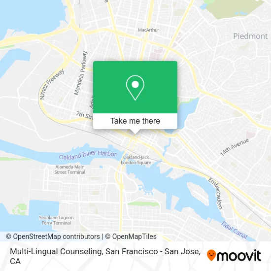 Mapa de Multi-Lingual Counseling