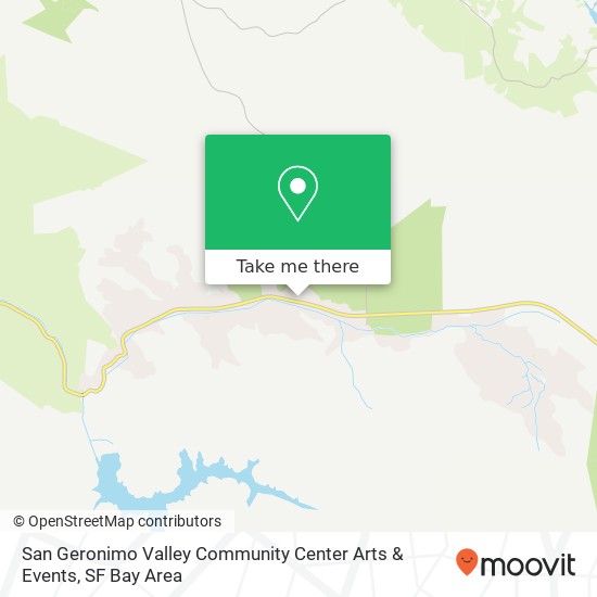 Mapa de San Geronimo Valley Community Center Arts & Events