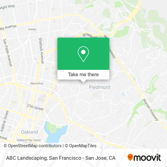 ABC Landscaping map