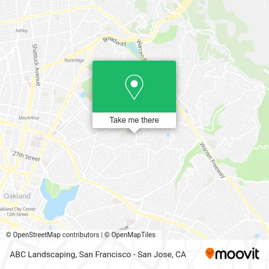 ABC Landscaping map