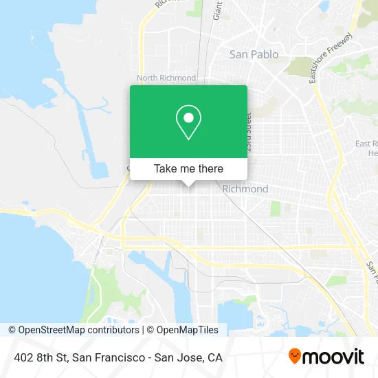Mapa de 402 8th St